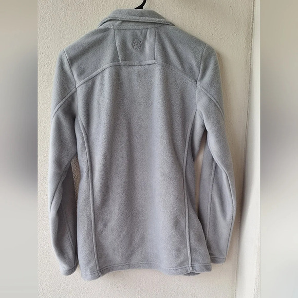 Magellan Women's Full Zip Fleece Sweatshirt Jacket Gray Color Size M - Picture 4 of 7